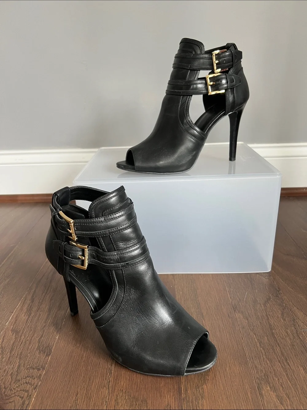 Michael Michael Kors Blaze Open-toe Ankle Bootie